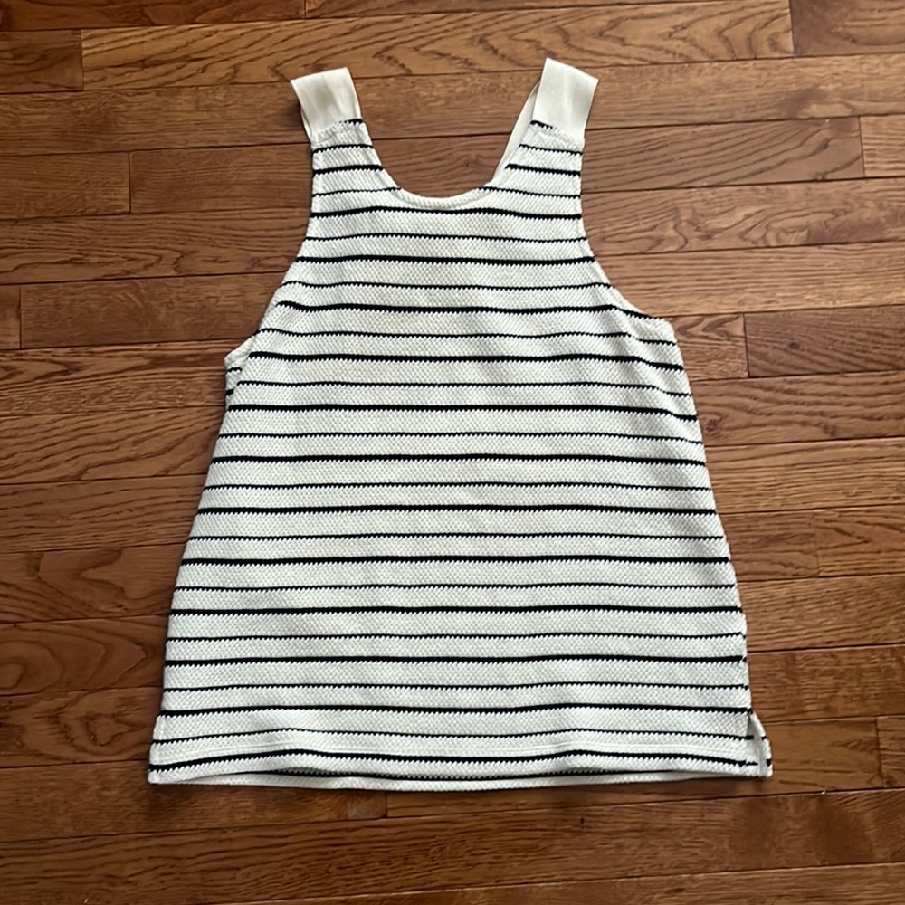Madewell Knit tank top with back Bow detail